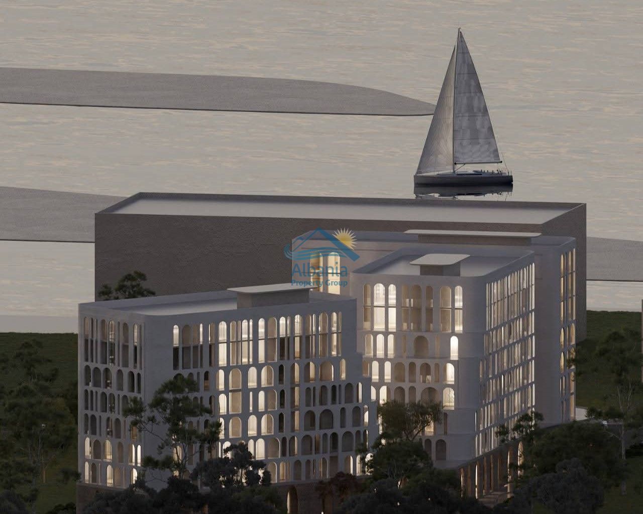 Sea Front Apartment For Sale In Vlora Albania, Excellent Investment Opportunity, New Residence With Swimming Pool